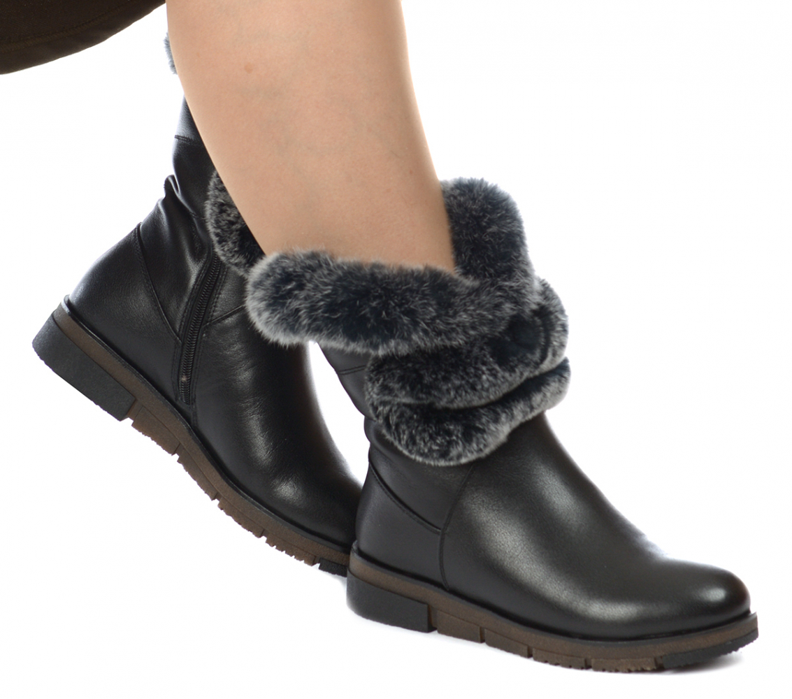 женские ботинки натуральная кожа /натуральный мех gugu германия
