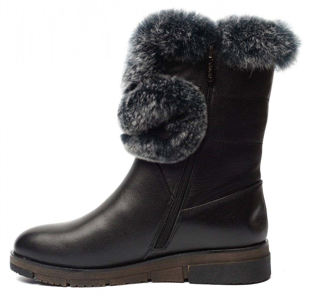 женские ботинки натуральная кожа /натуральный мех gugu германия