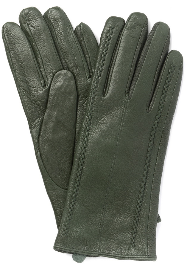 женские перчатки кожа оленя / флис matrix