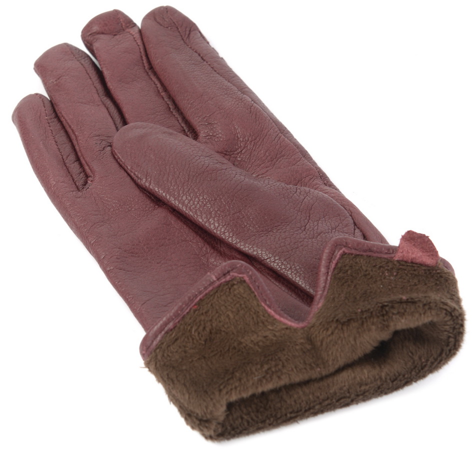 женские перчатки кожа оленя /флис matrix