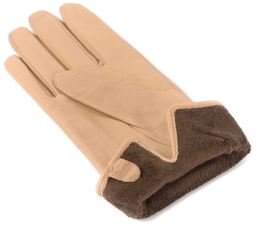 женские перчатки кожа оленя / флис matrix