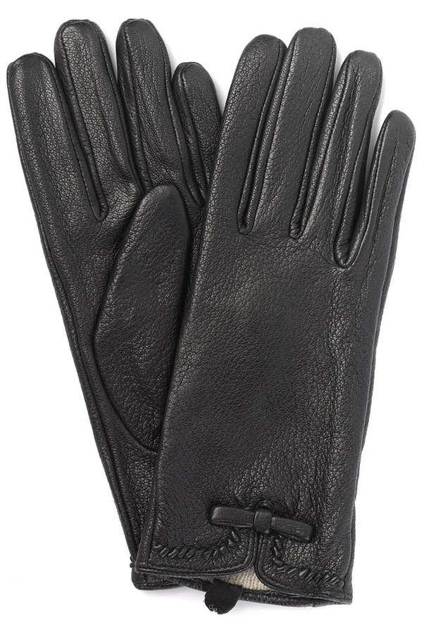 женские перчатки кожа оленя / шерсть matrix