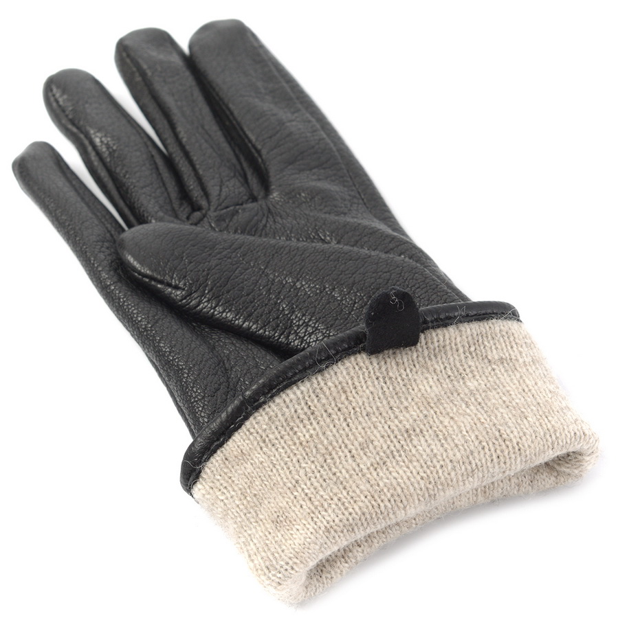 женские перчатки кожа оленя / шерсть matrix