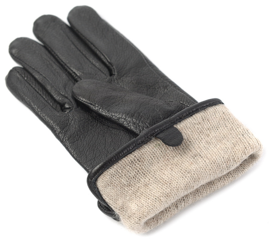 женские перчатки кожа оленя / шерсть matrix