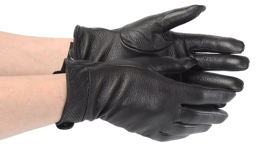 женские перчатки кожа оленя / шерсть matrix