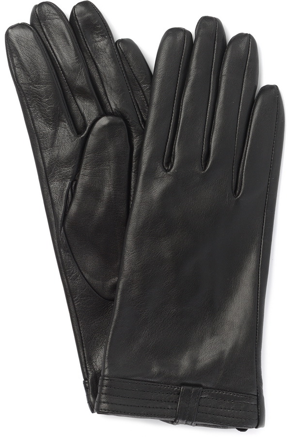 женские перчатки кожа ягненка / шерсть matrix