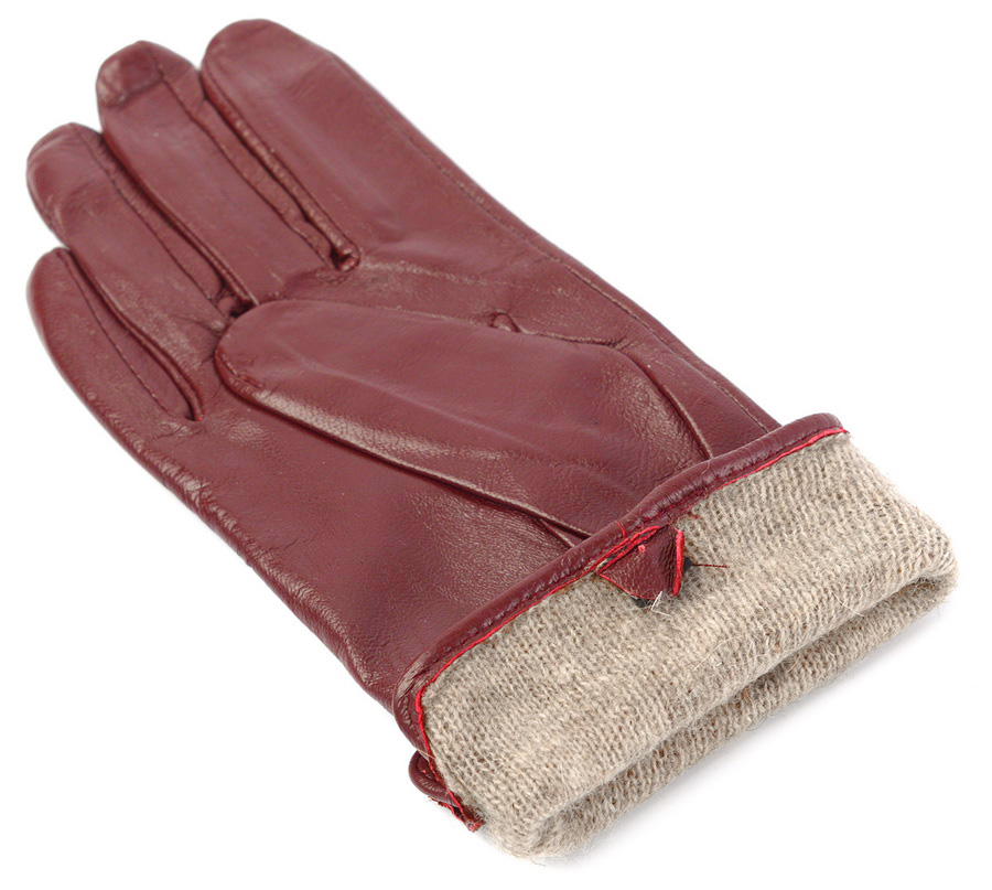 женские перчатки овечья кожа / шерсть 