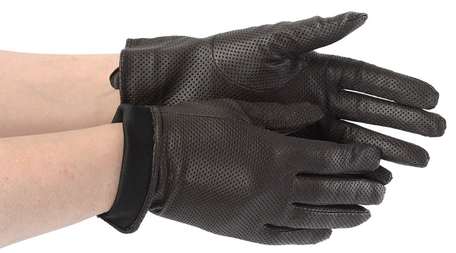 женские перчатки овечья кожа / шелк monisa