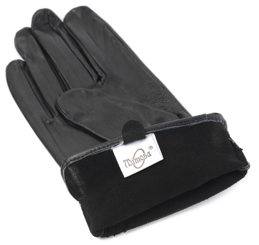 женские перчатки овечья кожа / шелк mimosa