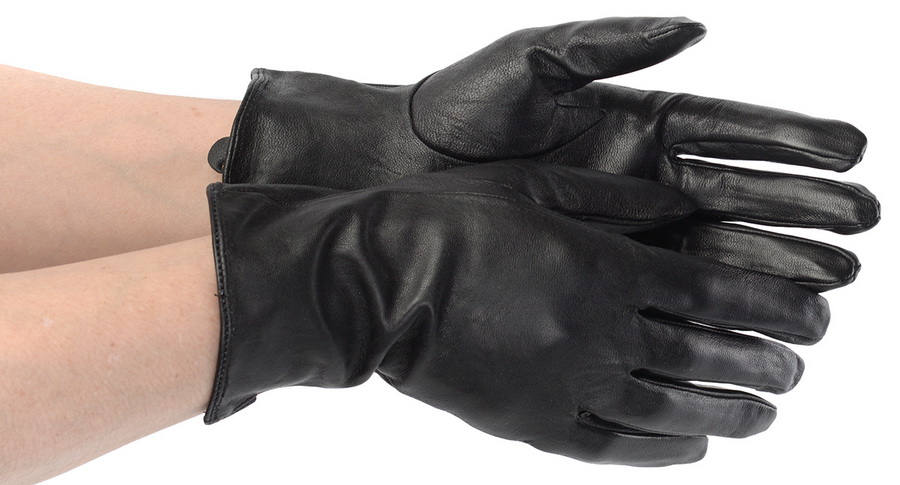 женские перчатки овечья кожа / шелк mimosa