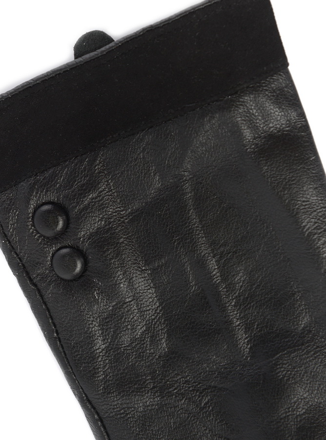 женские перчатки удлиненные овечья кожа / шерсть mimosa