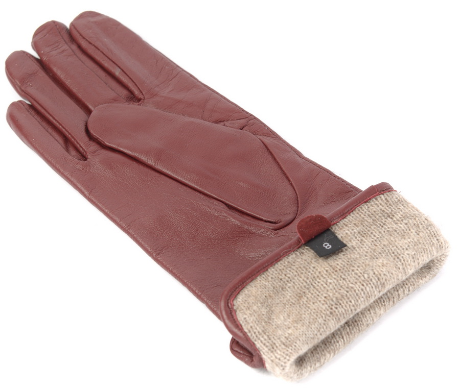 женские перчатки удлиненные овечья кожа / шерсть mimosa