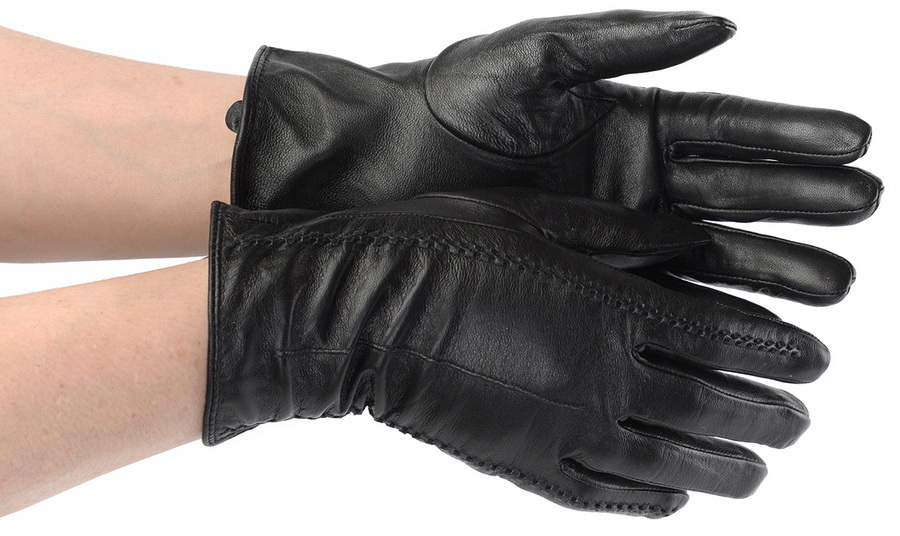 женские перчатки  овечья кожа / шерсть 