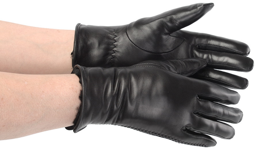 женские перчатки овечья кожа / натуральный мех pittards