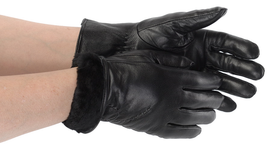 женские перчатки овечья кожа / натуральный мех pittards