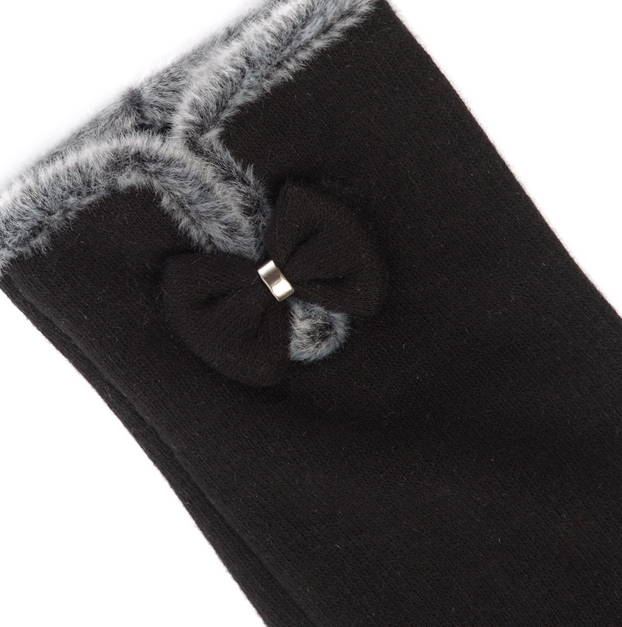 женские перчатки кашемир на флисе