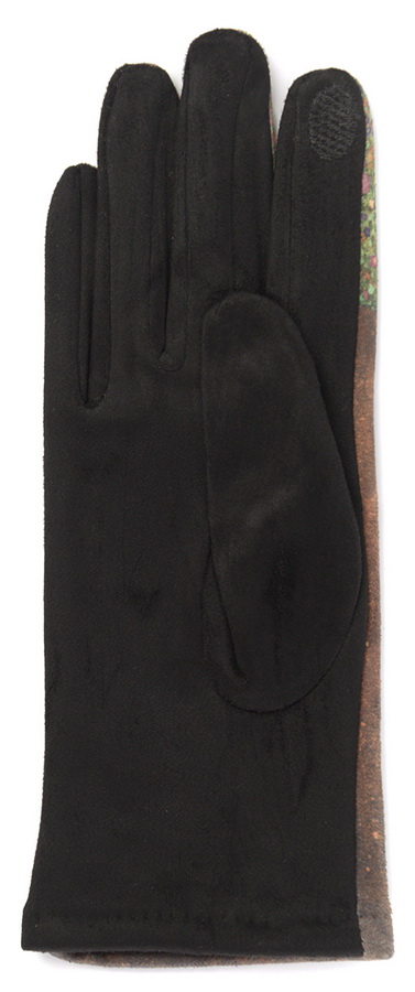 женские перчатки трикотаж на флисе