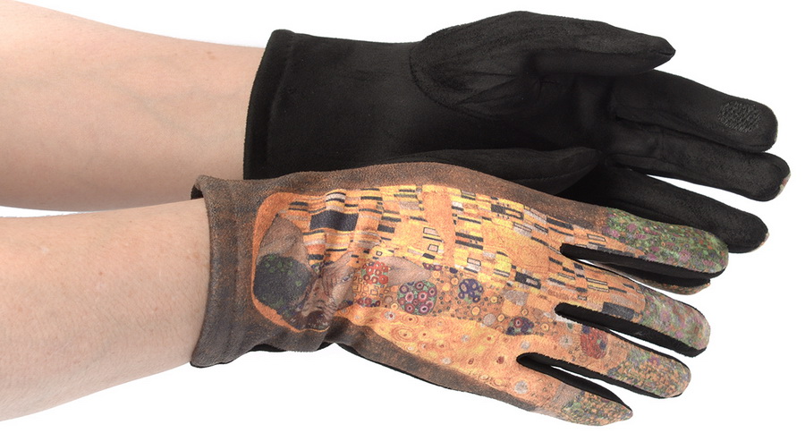 женские перчатки трикотаж на флисе