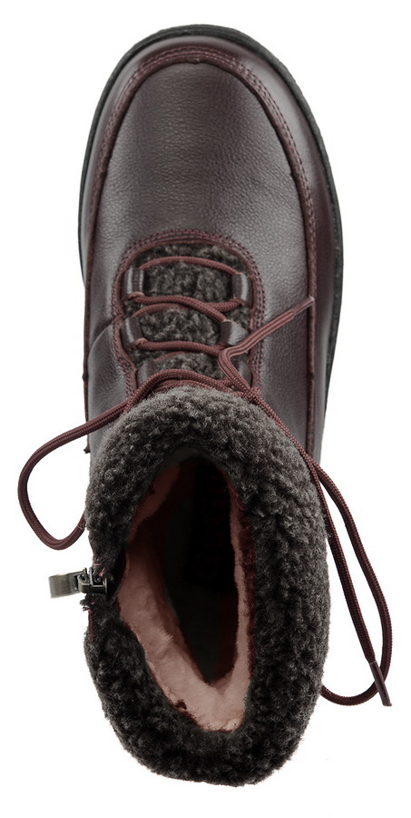 женские ботинки натуральная кожа натуральный мех gugu германия