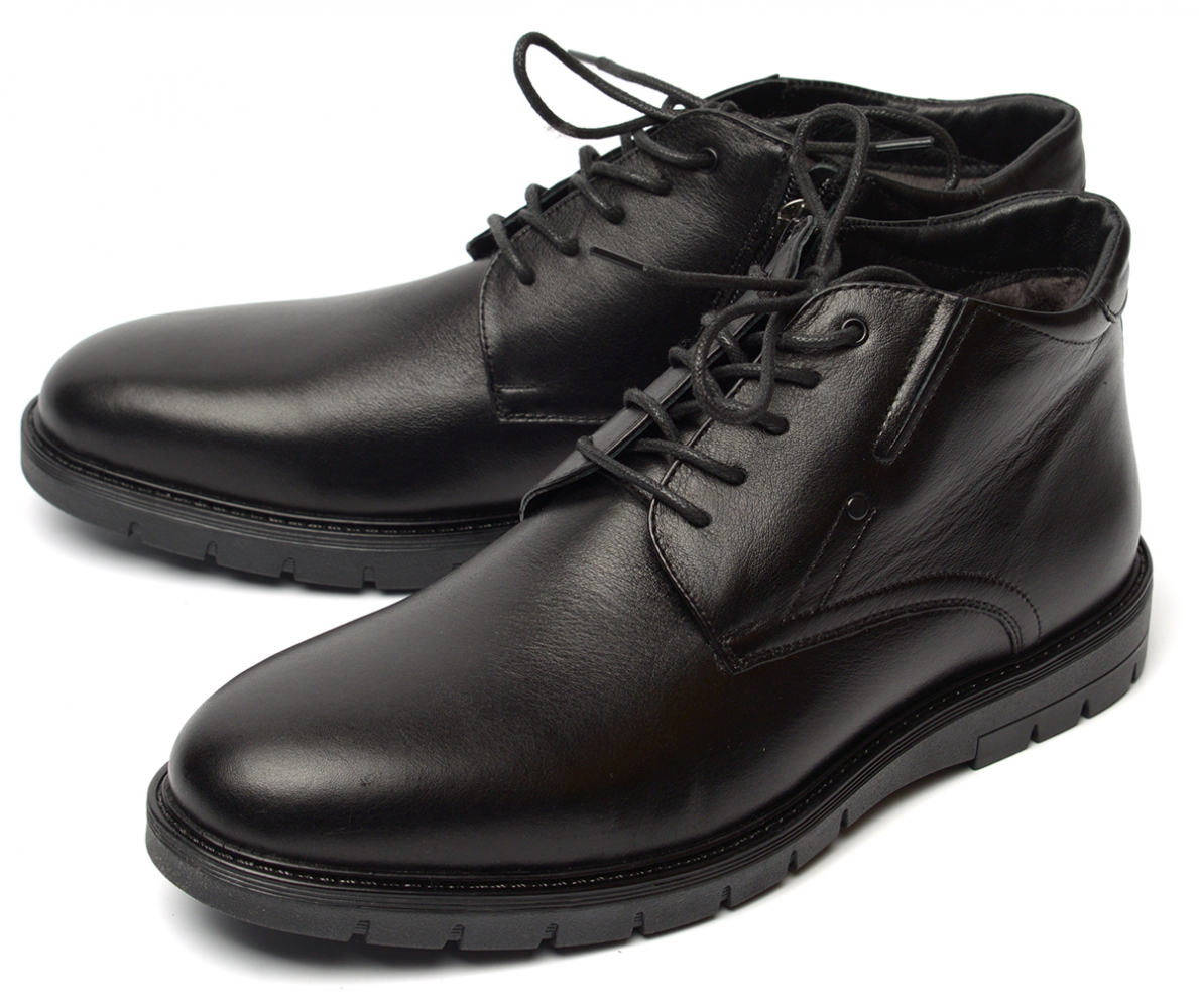 мужские ботинки натуральная кожа / натуральный мех corvetto