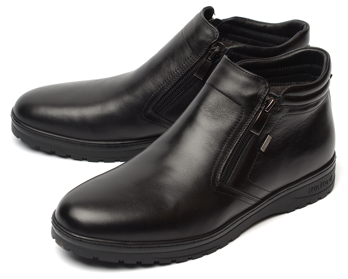 мужские ботинки натуральная кожа / натуральный мех corvetto