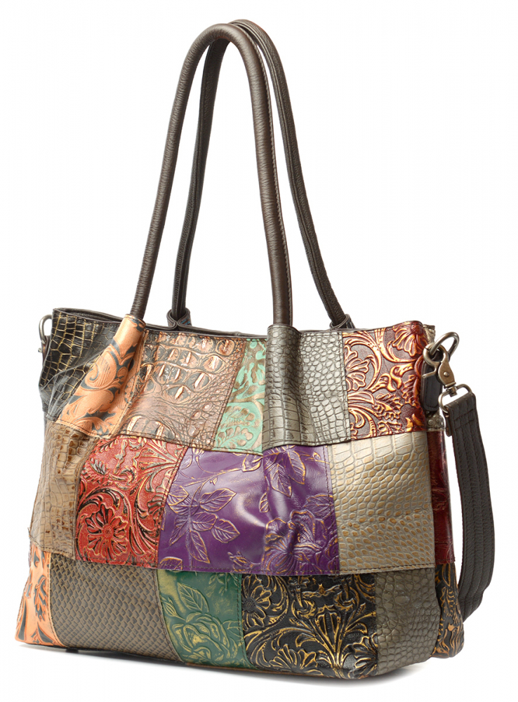 женская сумка натуральная кожа kiki lok корея