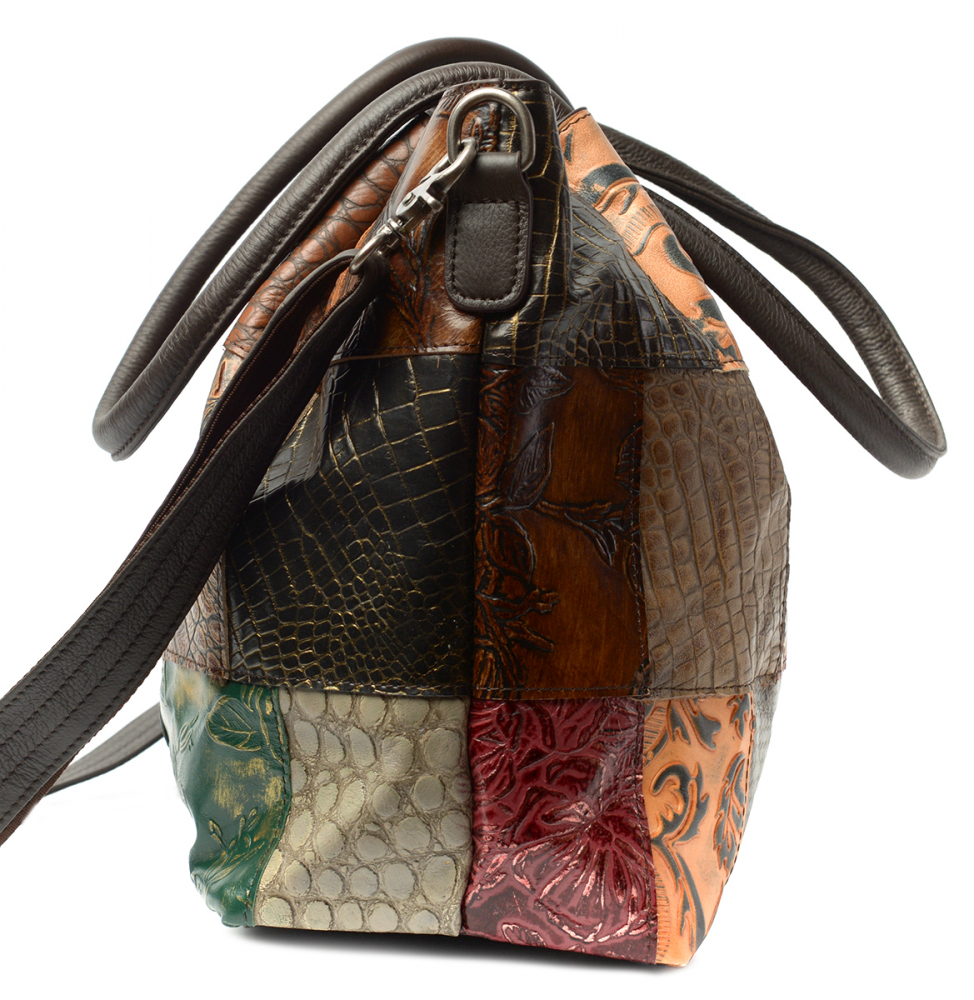 женская сумка натуральная кожа kiki lok корея