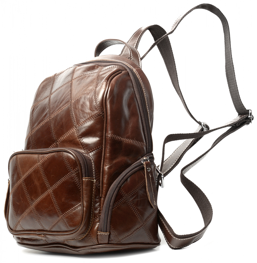 женский рюкзак натуральная кожа kiki lok корея