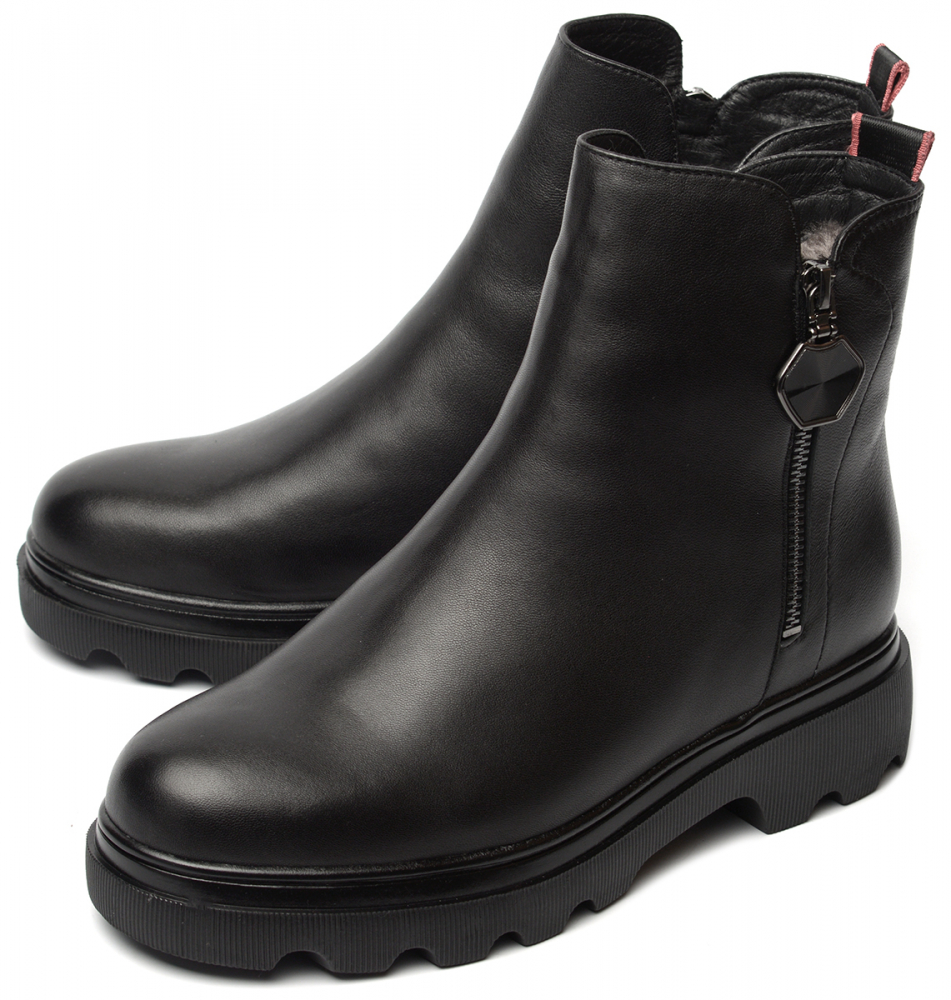 женские ботинки натуральная кожа натуральный мех gugu германия