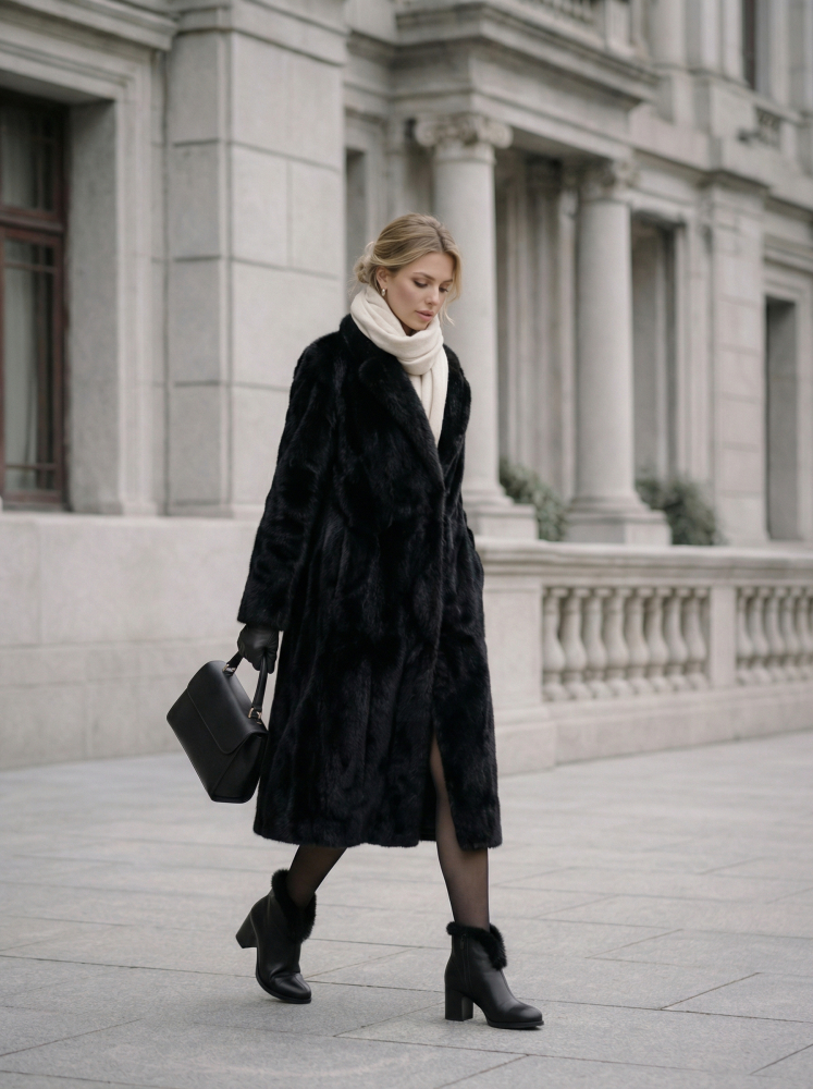 женские ботинки натуральная кожа натуральный мех gugu германия