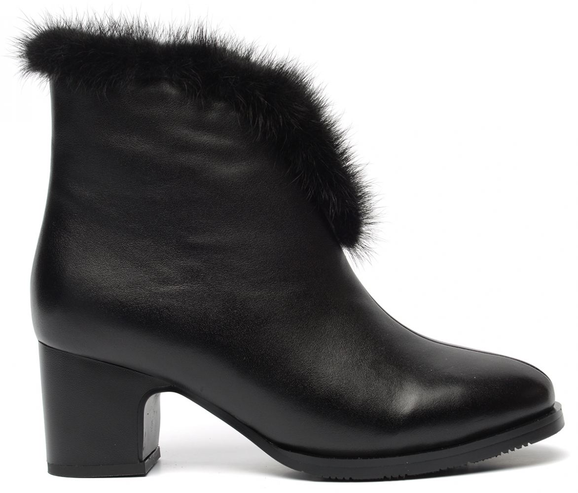 женские ботинки натуральная кожа натуральный мех gugu германия