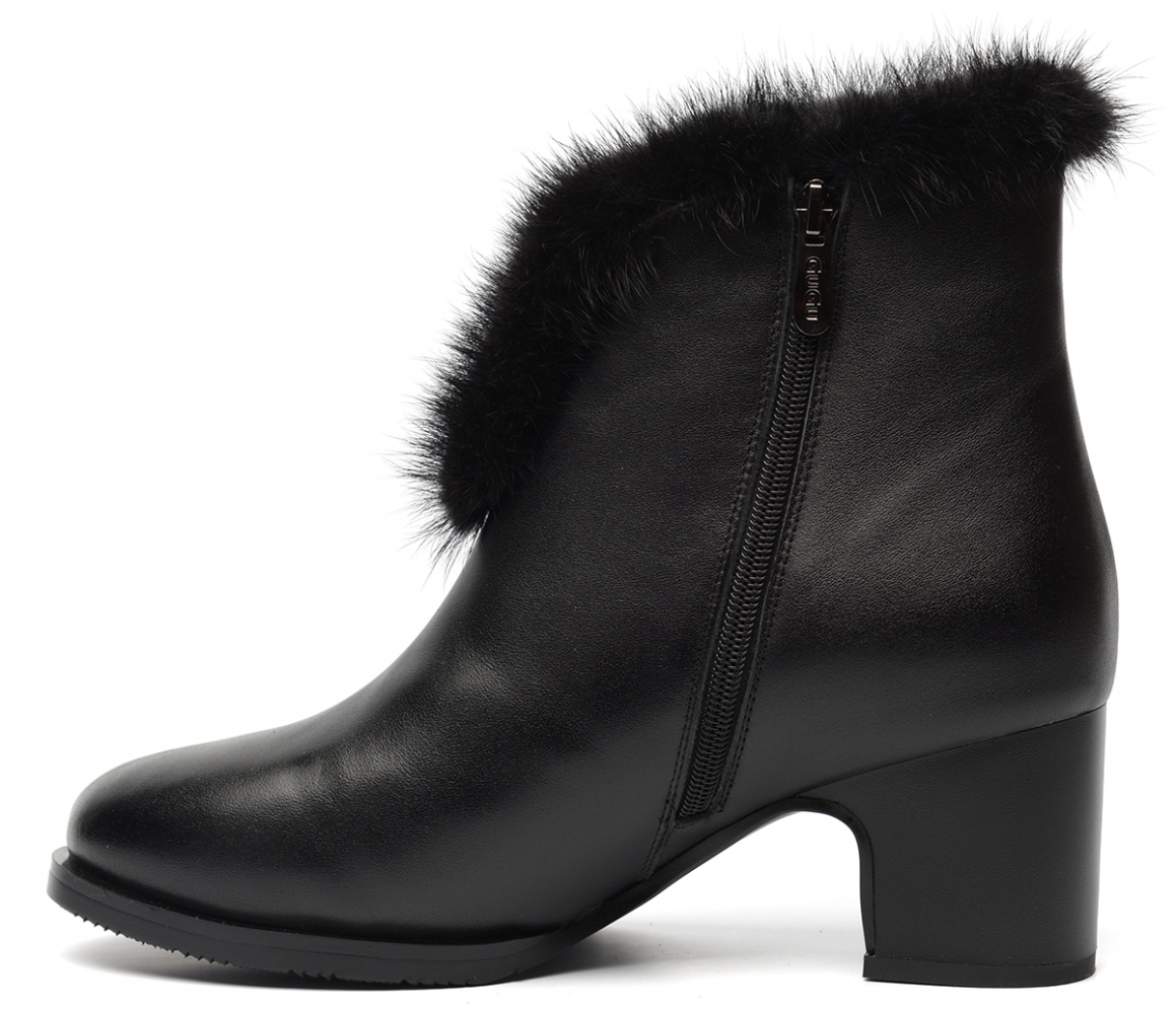 женские ботинки натуральная кожа натуральный мех gugu германия