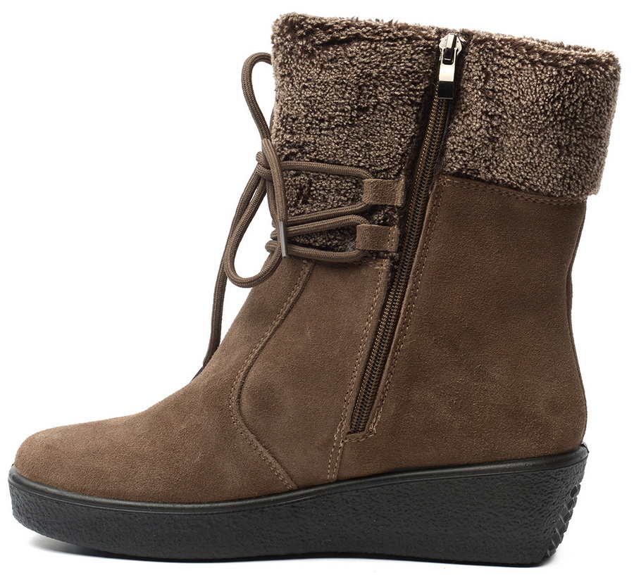 женские сапоги натуральная кожа (замша) / искусственный мех алми россия