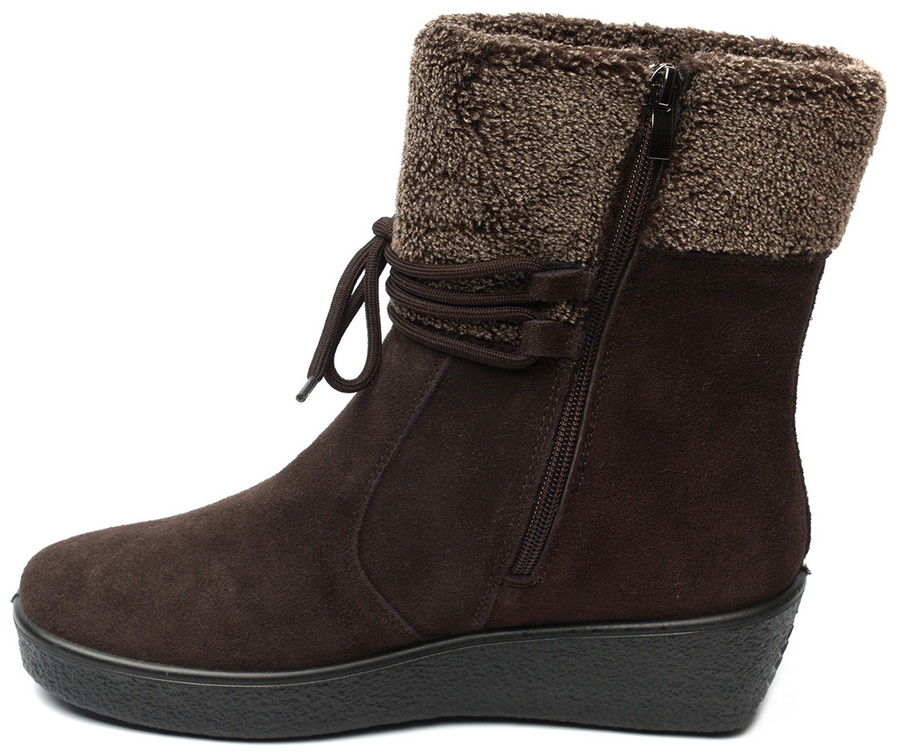 женские сапоги натуральная кожа (замша) / искусственный мех алми россия