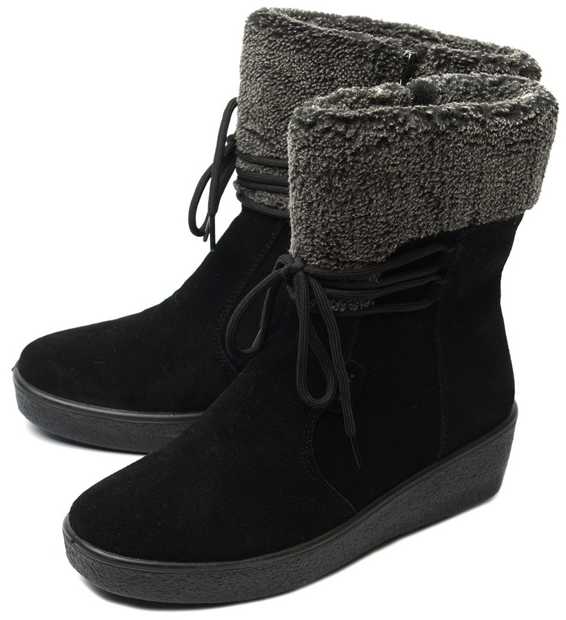 женские сапоги натуральная кожа/шерсть алми россия