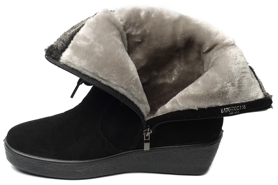 женские сапоги натуральная кожа/шерсть алми россия