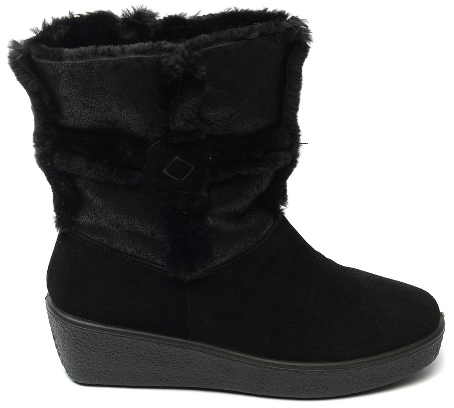 женские сапоги натуральная кожа (замша) / искусственный мех алми россия