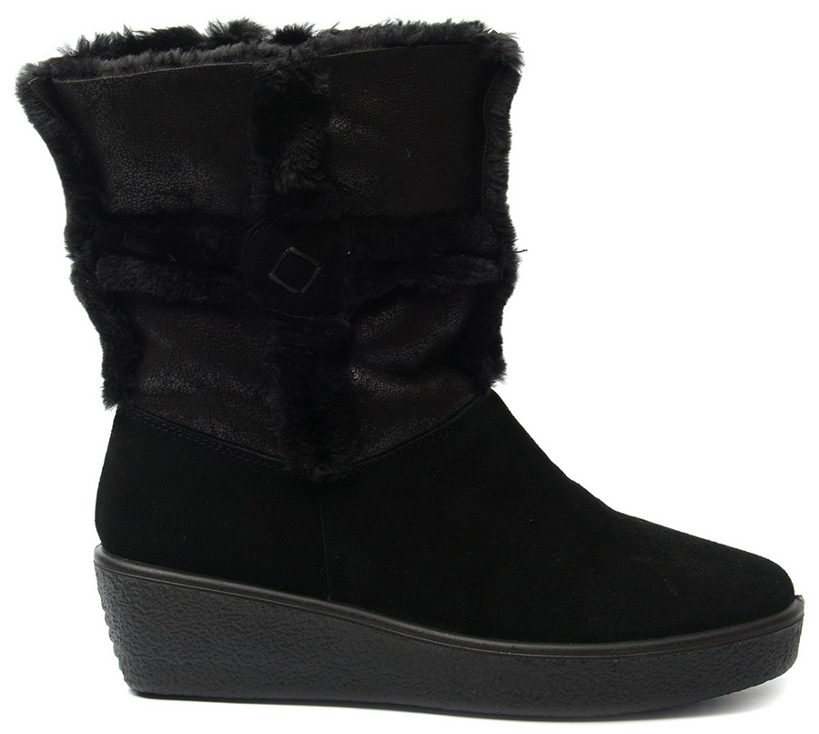 женские сапоги натуральная кожа (замша) / искусственный мех алми россия