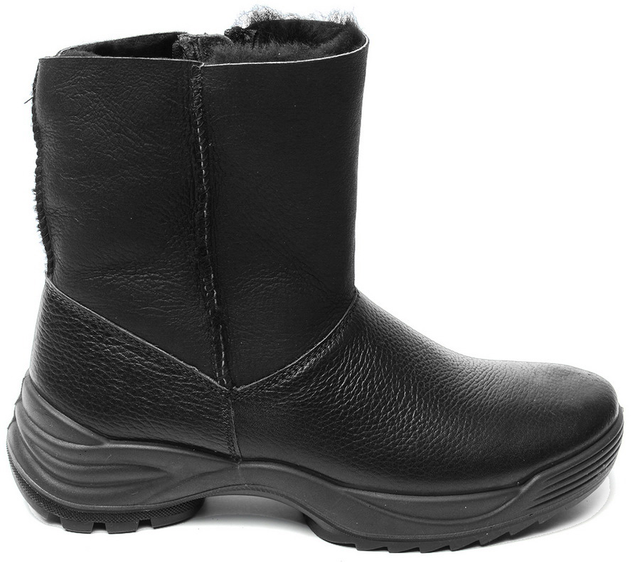 женские сапоги натуральная кожа (замша) / натуральный мех алми россия