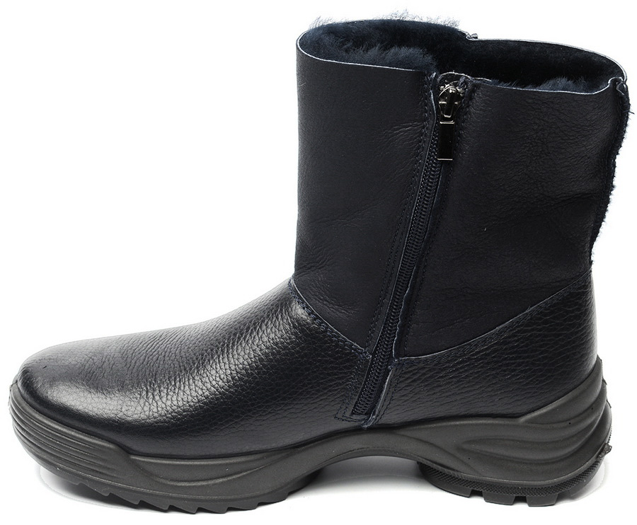 женские сапоги натуральная кожа (замша) / натуральный мех алми россия