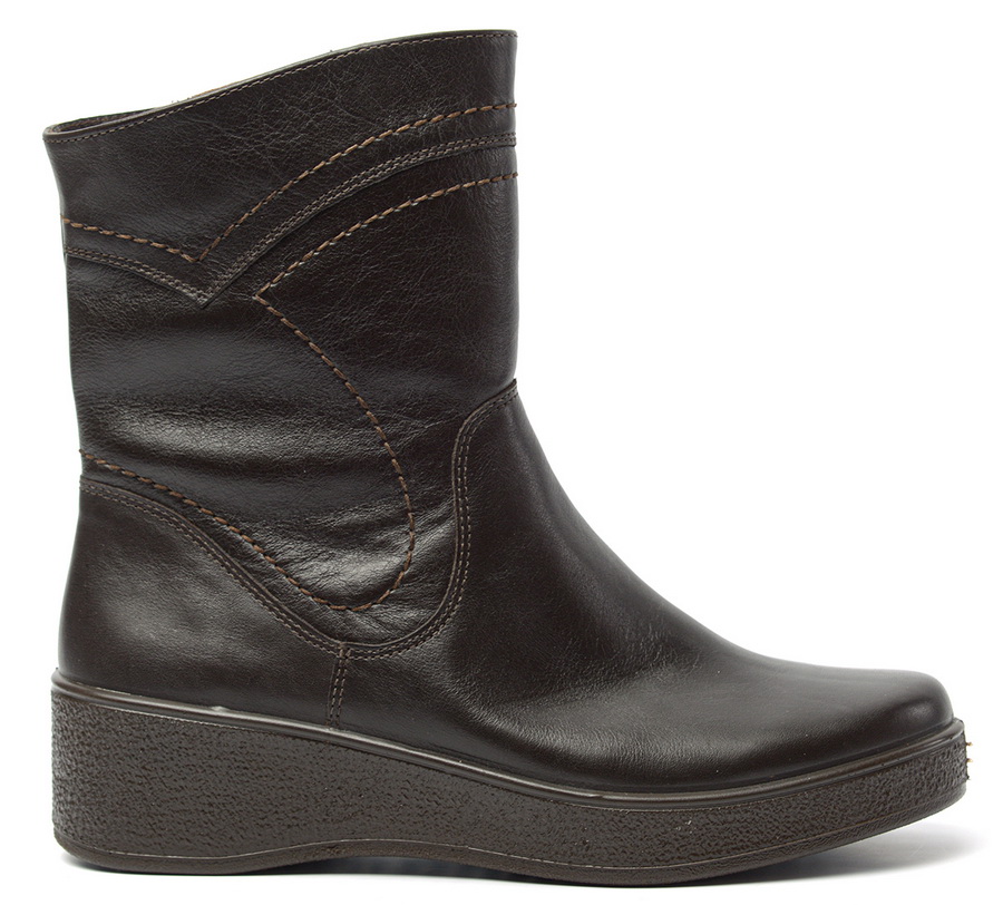 женские ботинки натуральная кожа  / шерсть марко беларусь