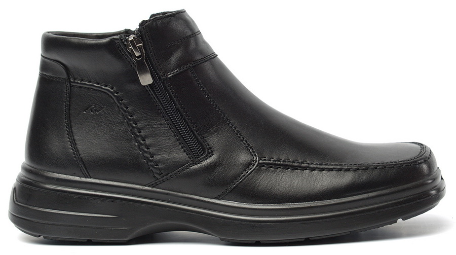 мужские ботинки натуральная кожа/ натуральный мех росвест россия