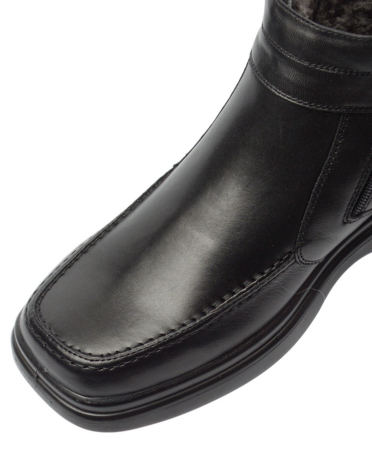 мужские ботинки натуральная кожа/ натуральный мех росвест россия