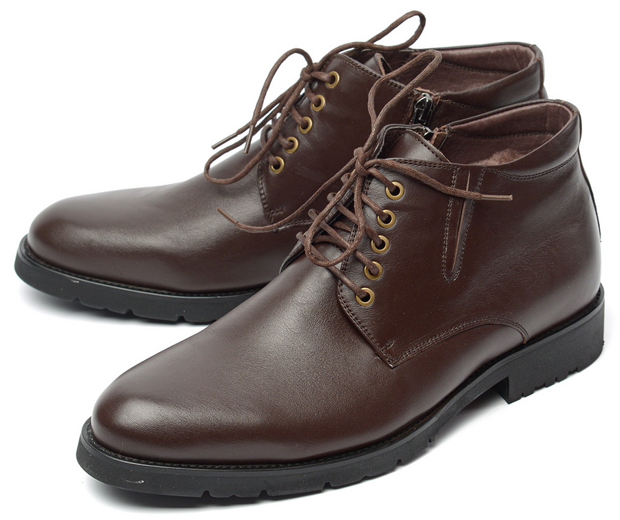 мужские ботинки натуральная кожа / натуральный мех марко беларусь