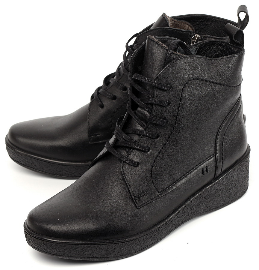 женские ботинки натуральная кожа / шерсть росвест россия