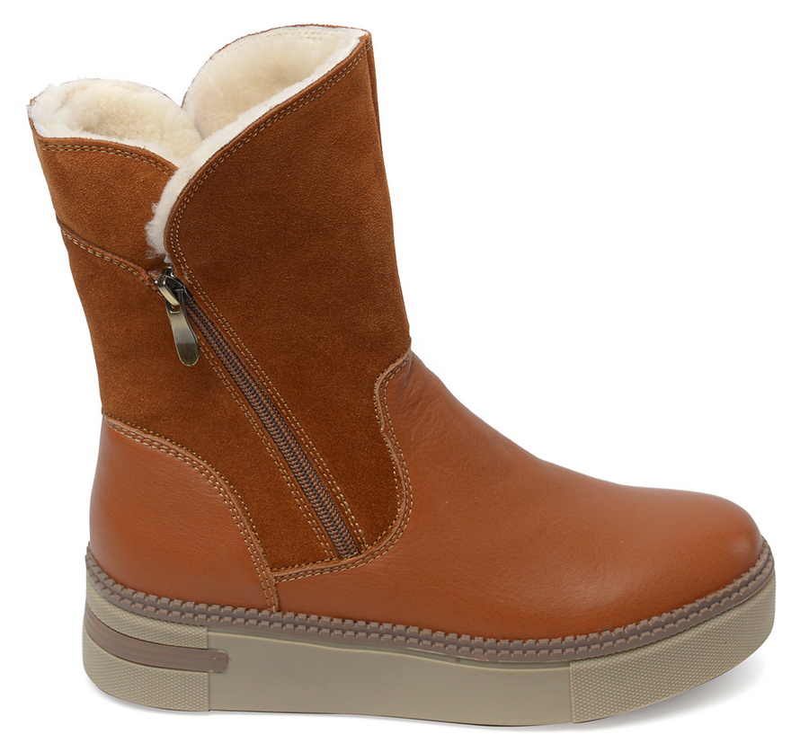 женские сапоги натуральная кожа+замша / натуральный мех gugu германия