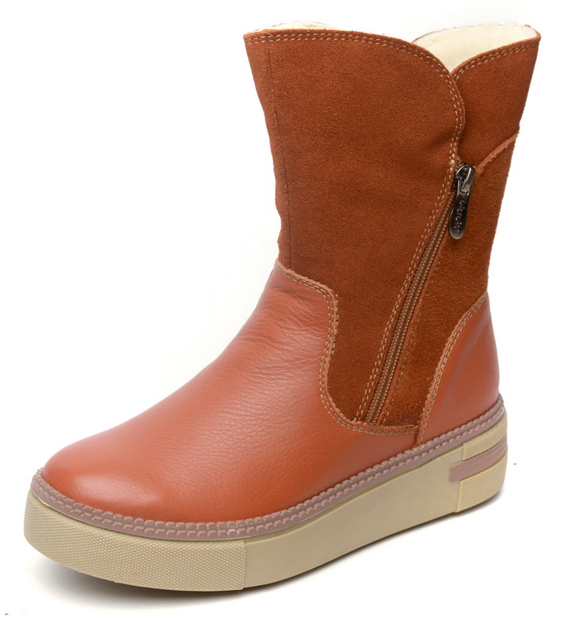 женские сапоги натуральная кожа+замша / натуральный мех gugu германия