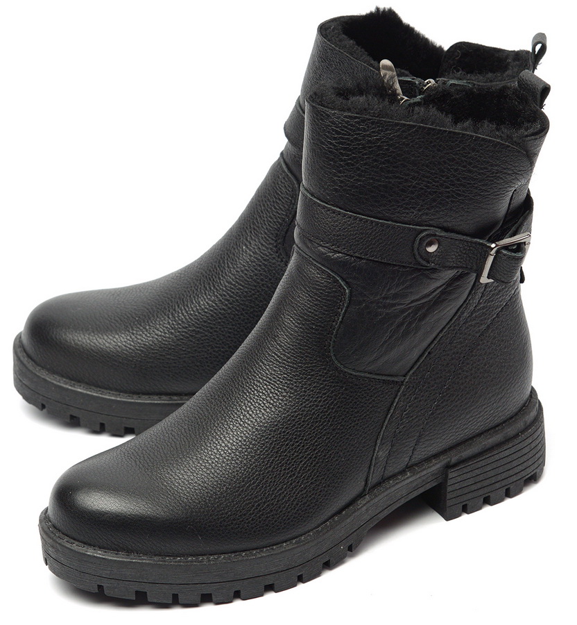 женские ботинки натуральная кожа+дубленка / натуральный мех gugu германия