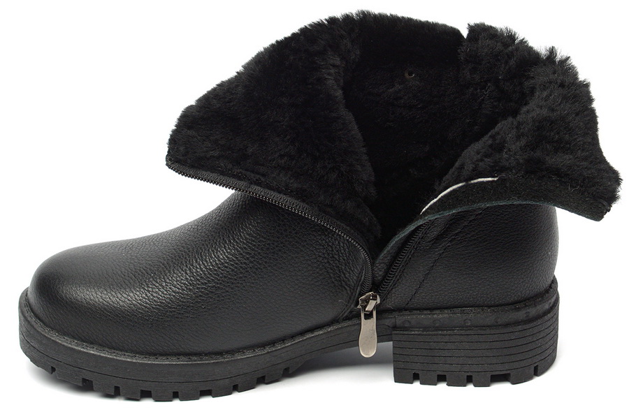 женские ботинки натуральная кожа+дубленка / натуральный мех gugu германия