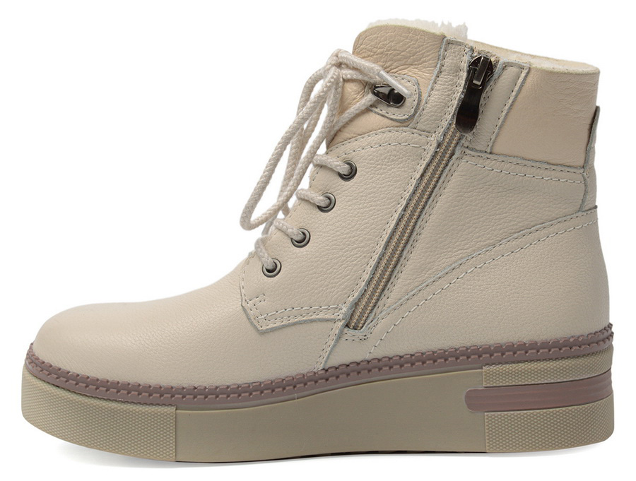 женские ботинки натуральная кожа+дубленка / натуральный мех gugu германия